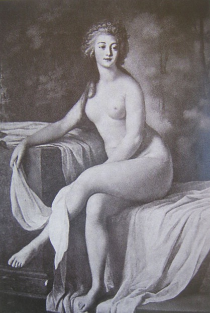 Catherine-Rosalie Gerard Duthé i en av otaliga avklädda avbildningar 