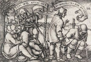 Sebald Behams "Festande bönder" från 1547.