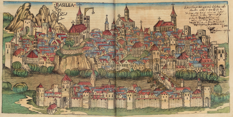 Basel. Här återgivet år 1496